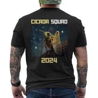The Cicada Apocalypse Brood Xiii And Xix Cicada Squad 2024 Men's T-shirt Back Print - Seseable