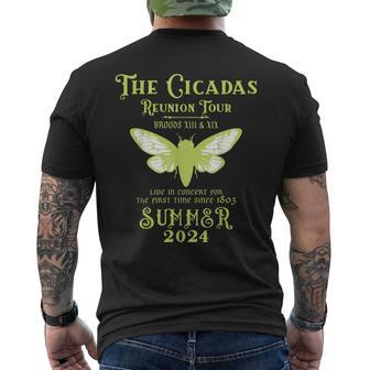 The Cicada Reunion US Tour 2024 Cicada Concert Fest Lover Men's T-shirt Back Print | Mazezy