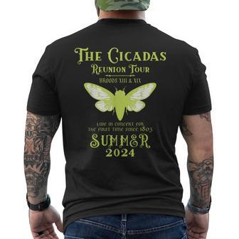 The Cicada Reunion US Tour 2024 Cicada Concert Men's T-shirt Back Print - Monsterry