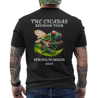 Cicadas Reunion Tour SpringSummer 2024 Cicadageddon Men's T-shirt Back Print - Seseable