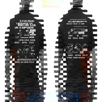 Ciclista Bicicleta Las Cosas Que Hago En Mi Tiempo Libre Camiseta Hombre Estampado Espalda - Regaloses