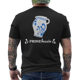 Cider Bembel Prinzessin Aus Hessen Ebbelwoi Hessian T-Shirt mit Rückendruck - Seseable