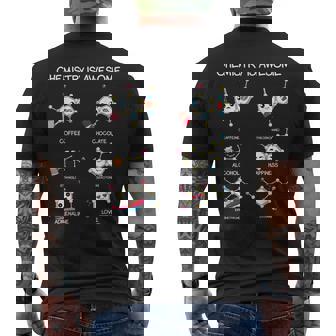 Ciencia Divertida La Química Es Impresionante Químico Nerd Camiseta Hombre Estampado Espalda - Regaloses