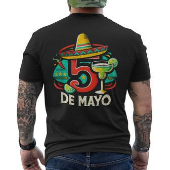 Cinco De Mayo 5 De Mayo Mexican Fiesta Men's T-shirt Back Print - Monsterry CA