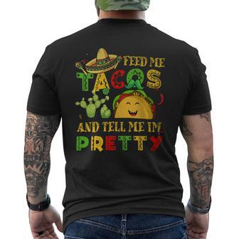 Cinco De Mayo Feed Me Taco Tell Pretty Kid Boy Toddler Men's T-shirt Back Print - Monsterry DE