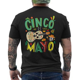 Cinco De Mayo Lets Fiesta Squad 5 De Mayo Mexican Fiesta Men's T-shirt Back Print - Monsterry AU