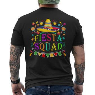 Cinco De Mayo Fiesta Squad Mexican Party Cinco De Mayo Squad Men's T-shirt Back Print - Seseable