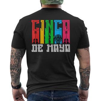 Cinco De Mayo Guitar Music Mexican Fiesta 5 De Mayo Men's T-shirt Back Print - Monsterry AU