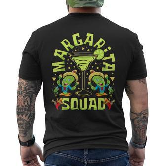 Cinco De Mayo Margarita Squad Men's T-shirt Back Print - Thegiftio UK