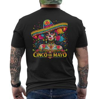 Cinco De Mayo Mexican Fiesta 5 De Mayo Girls Women Men's T-shirt Back Print - Seseable