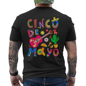 Cinco De Mayo Mexican Fiesta 5 De Mayo Mexico Mexican Day Men's T-shirt Back Print - Seseable