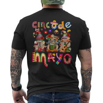 Cinco De Mayo Mexican Gnome Fiesta 5 De Mayo Mexican Day Men's T-shirt Back Print | Mazezy