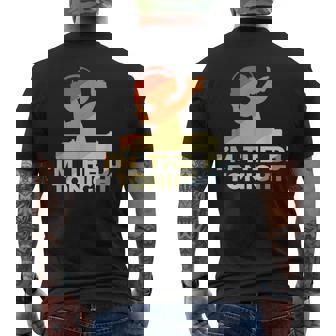 Cita Divertida De Un Dj Esta Noche Soy Yo El Dj Camiseta Hombre Estampado Espalda - Regaloses