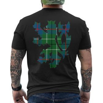 Clan Duncan Tartan Scottish Family Name Scotland Pride Men's T-shirt Back Print - Seseable