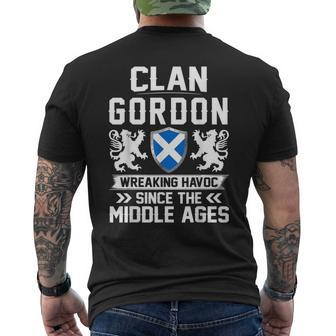 Clan Gordon Scottish Family Scotland Fathers Men's T-shirt Back Print - Monsterry UK