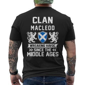 Clan Macleod Scottish Family Scotland Fathers Men's T-shirt Back Print - Monsterry UK