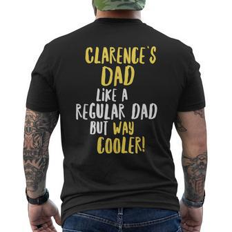 Clarence's Dad Text Boys Men's T-shirt Back Print - Monsterry