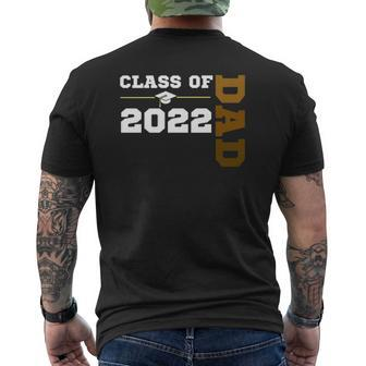 Class Of 2022 Senior Class Grad Proud Dad Melanin Hbcu Color Mens Back Print T-shirt | Mazezy