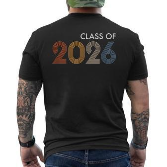 Class Of 2026 College University High School Future Graduate Men's T-shirt Back Print - Monsterry AU