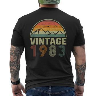 Classic 41St Birthday Idea Vintage 1983 Men's T-shirt Back Print - Monsterry DE