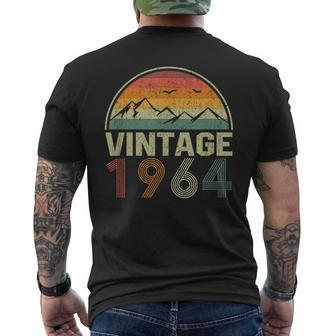 Classic 60Th Birthday Idea Vintage 1964 Men's T-shirt Back Print - Thegiftio UK