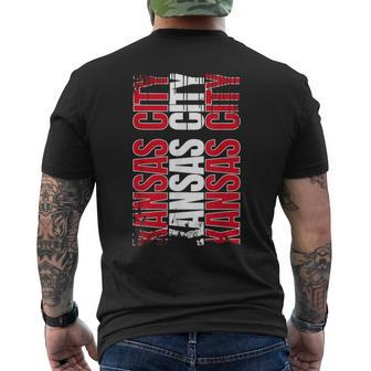 Classic Kansas City Usa City Pride Grunge Kc Men's T-shirt Back Print - Monsterry DE