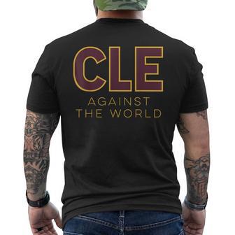 Cleveland Cle Against The World Men's T-shirt Back Print - Monsterry CA