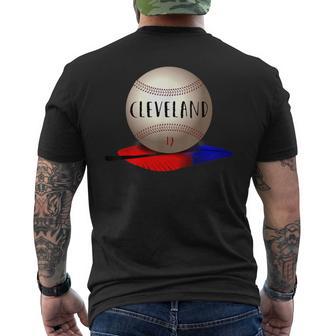 Cleveland Hometown Indian Tribe Baseball 19 Logo Men's T-shirt Back Print - Monsterry AU