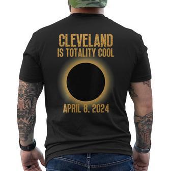 Cleveland Is Totality Cool Solar Eclipse 2024 Men's T-shirt Back Print - Monsterry DE