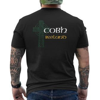 Cobh Cork Ireland County Crest Vintage Mens Back Print T-shirt - Thegiftio