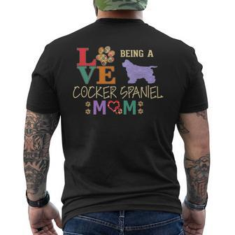 Cocker Spaniel For Cocker Spaniel Dog Lovers Men's T-shirt Back Print | Mazezy