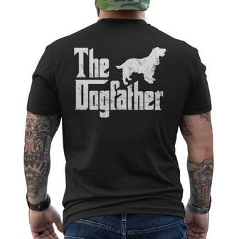 Cocker Spaniel The Dogfather Dog Owner Men's T-shirt Back Print | Mazezy