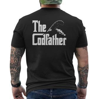 The Codfather Fish Angling Fishing Lover Humorous Mens Back Print T-shirt | Mazezy UK