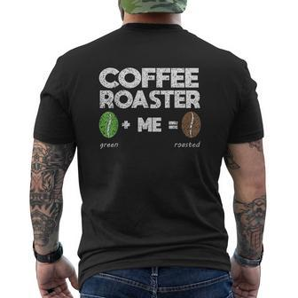 Coffee Roaster Roasted Bean Master Of Roasting Mens Back Print T-shirt - Thegiftio UK