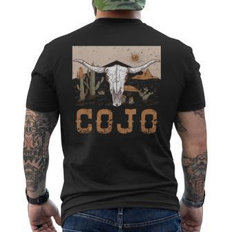 Cojo Family Name Western Cowhide Team Cojo Family Pride Men's T-shirt Back Print - Seseable