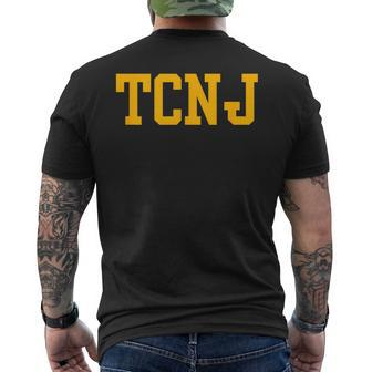 The College Of New Jersey Men's T-shirt Back Print - Seseable
