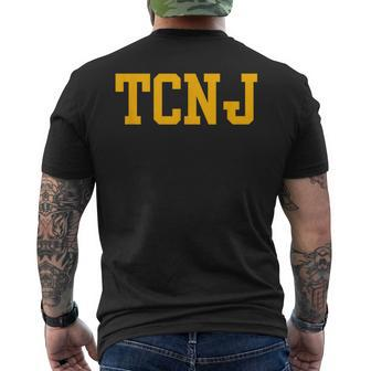 The College Of New Jersey Tcnj Men's T-shirt Back Print - Thegiftio UK