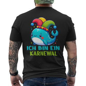 Cologne Carnival Ich Bin Ein Karnewal T-Shirt mit Rückendruck - Seseable