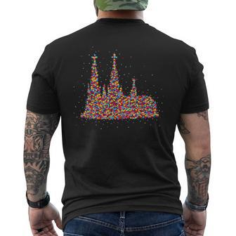Cologne Cathedral Carnival Confetti Idea S T-Shirt mit Rückendruck - Seseable