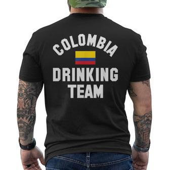Colombia Drinking Team For Colombia Beer Fests Men's T-shirt Back Print - Monsterry UK