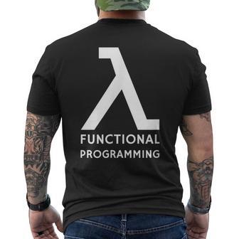 Computer Science Functional Programming Lambda Men's T-shirt Back Print - Monsterry