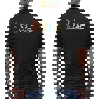 Conspiracy Theorist Sheep Human Evolution Wake Up Sheeple Mens Back Print T-shirt - Thegiftio