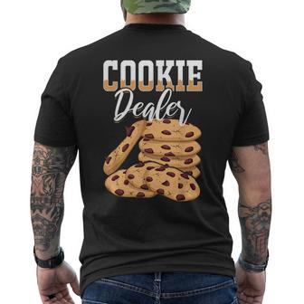 Cookie Dealer Cute Cookie Lover Baker Pastry Maker Men's T-shirt Back Print - Monsterry UK