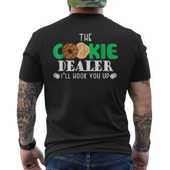 The Cookie Dealer I'll Hook You Up Matching Birthday Party Men's T-shirt Back Print - Thegiftio