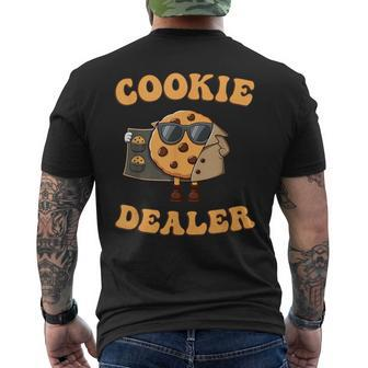 Cookie Dealer Cookie Seller Baking Cookie Crew Boys Girl Men's T-shirt Back Print - Monsterry