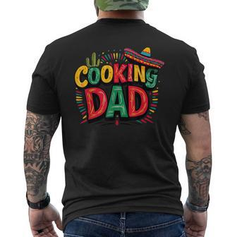 Cooking Dad Papa Cook Father Daddy Father's Day Men's T-shirt Back Print - Seseable