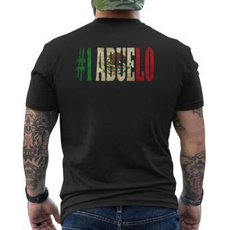 Cool Abuelo Mexican For Mexican Flag Mens Back Print T-shirt | Mazezy