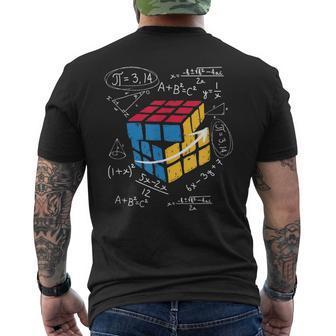 Cool Math Rubik Rubix Rubics Player Cube Amoureux Des Mathématiques T-shirt imprimé au dos - Cadeauxyz