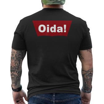 Cool Oida Austria Bavaria Text Logo T-Shirt mit Rückendruck - Geschenkecke