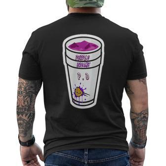Cool Rapper Lean Double Cup Purple Dreams Men's T-shirt Back Print - Monsterry DE